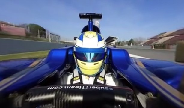 VÍDEO 360°: Vuelta On-Board de Marcus Ericsson en su Sauber F1 al circuito de Montmeló