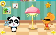 baby Panda Play & Learn New Words | Animated Stickers - Vehicle Themes | Babybus Kids Game