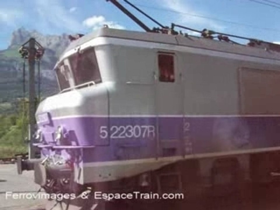 Trains en mouvement à St Gervais le Fayet