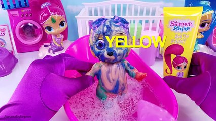 Paw Patrol Baby Doll Bath Paint Bath Time Potty Training Bedtime Fun Learn Colors Pretend