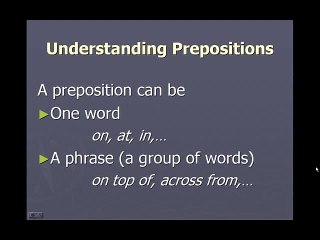 Prepositions