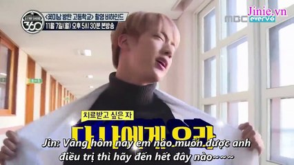[Vietsub] Bangtan High School - Making Jin's cut