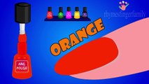 Learn Colors with Surprise Nail Arts, Colours to Children Kids Toddlers, Nail Polish Learn