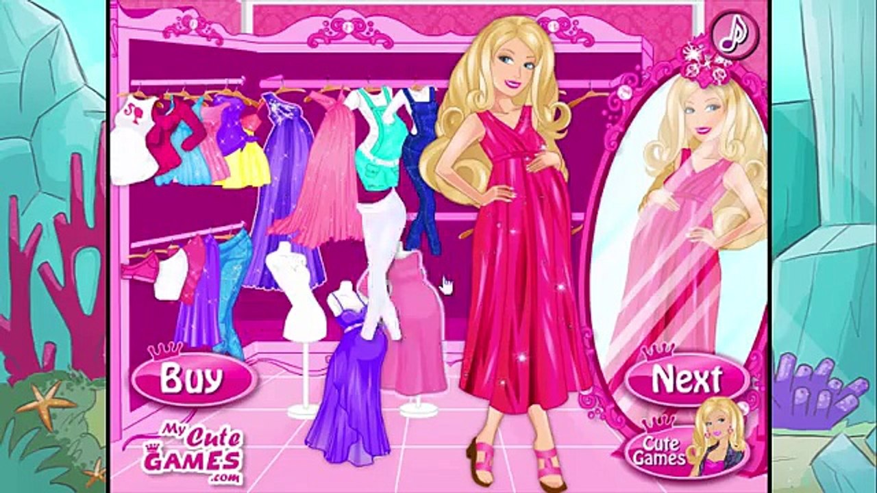Барби беременные поход по магазинам Барби Игры беременные Барби поход по магазинам игра
