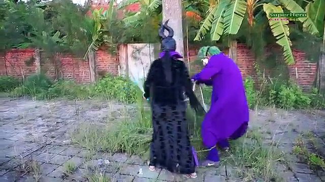 Anna Kidnapped Vs Maleficent Spell! W/ Spiderman & Frozen Elsa Vs Werewolf! Funny Superher