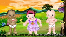 If Youre Happy and You Know It | Nursery Rhymes Collection and Baby Songs from Dave and A