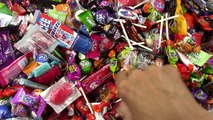 Yummy Tootsie Roll Lollipops Party in My Tummy - Learn Colors with A lot of Candy
