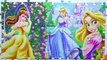 Disney Princess Puzzle Games Rompecabezas de Rapunzel, Cinderella, Belle Kids Learning Toys