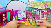 DisneyCarToys Polly Pocket Color Change Dolls & Frozen Elsa Toys Disney Princess MagiClip
