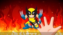 Superheroes Finger Family Rhymes - Superman, Spiderman, Hulk, Ironman & More!