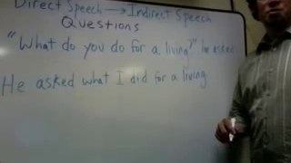 Questions in indirect speech