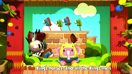 Humpty Dumpty Sat On A Wall - Nursery Rhymes - Kids Rhyme - Baby Songs