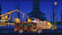 Monster Truck Dan and the Halloween night | scary monster trucks | Halloween special
