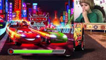 Disney Cars Pixar Lightning Mcqueen saves red mack hauler giant crash starts fire Compilat