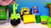 Playdoh TONKA Construction Rowdy the Trash Tossin Garbage Truck - diggin rigs mighty mac