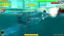 Hungry Shark Evolution: Tiger Shark with Lava Baby Shark Gameplay