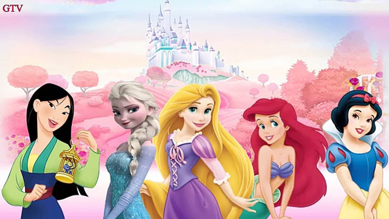 DISNEY PRINCESS FINGER Family Song | Daddy Finger Nursery Rhymes Kids song Children ELSA k