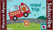 Sago Mini Road Trip : CAR WASH Fire Truck and Monster Truck Cars Top Apps for Kids