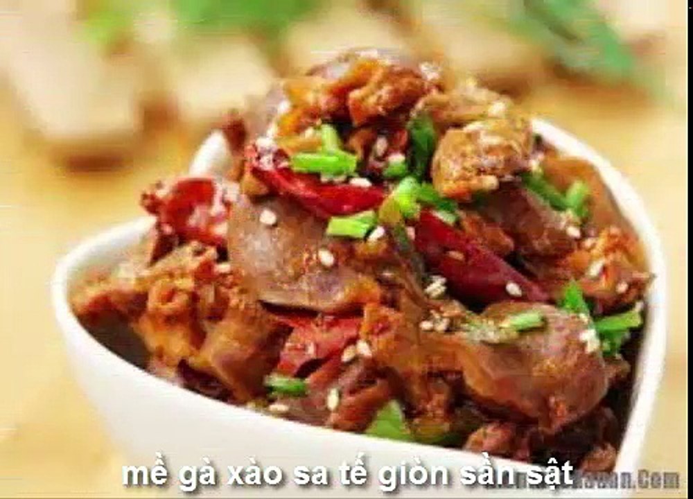 Hướng dẫn cách làm mề gà xào sa tế giòn sần sật đổi vị