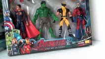 Squinkies MARVEL the Avengers toys Captain America, Thor, Spider-man, Hulk, Iron-man, Wolv