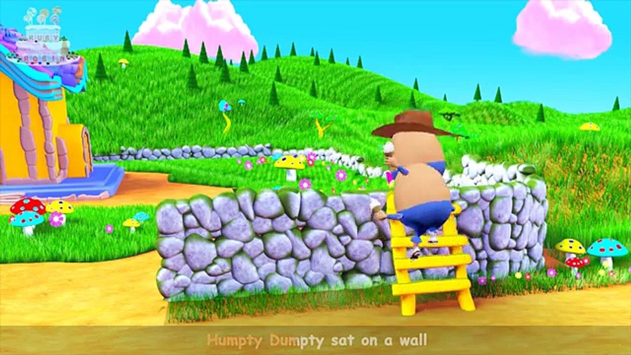 Humpty Dumpty se Sentó en un Muro | canción infantil para Niños y Bebés | Ruby y Robin