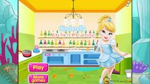 DISNEY PRINCESS - CINDERELLA KITCHEN CLEANING GAME - DISNEY GAMES FOR GIRLS