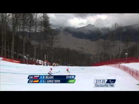 Gabriel Juan Gorce Yepes (2nd run) | Men's giant slalom visually impaired | Alpine skiing | Sochi