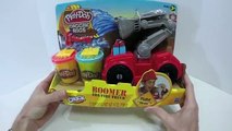 PLAY DOH BOOMER FIRE TRUCK Diggin Rigs Playset - Fun Toys & Kids Activities Plastilina