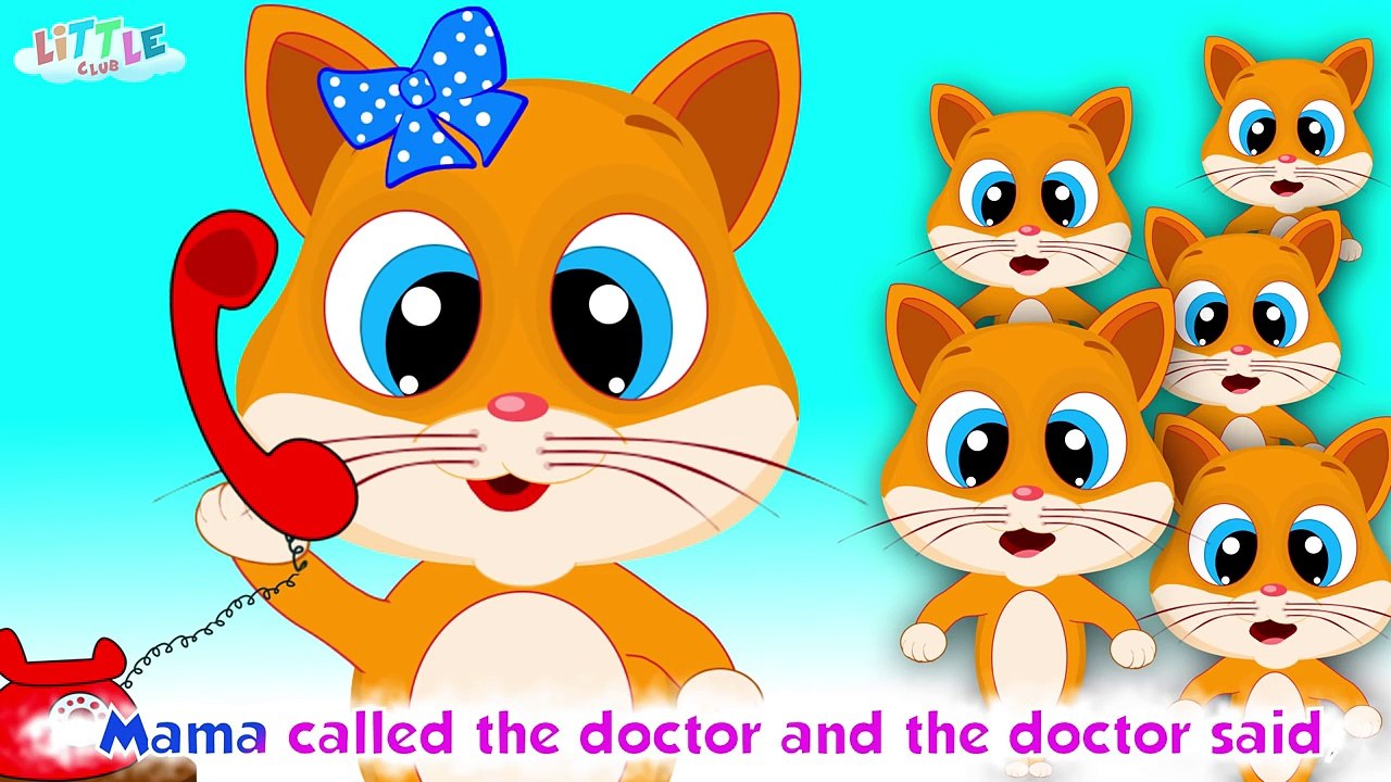 Five Little Kittens | English nursery rhymes for children | baby songs