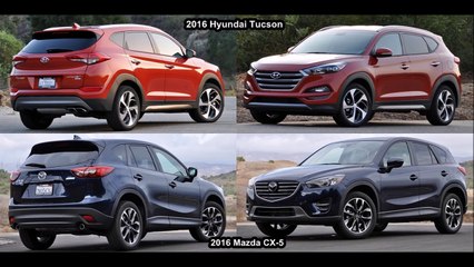 2016 Mazda Cx-5 Vs 2016 Hyundai Tucson - Design!