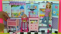 BARBIE PROFISSÕES BABÁ BERÇÁRIO BONECA BARBIE BABYSITTER BRINQUEDOS KIDSTOYS EM PORTUGUES