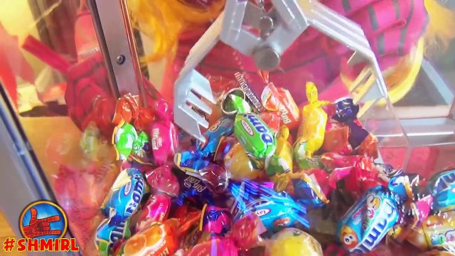 И Конфеты Эльза замороженные Веселая Получает волосы джокер розовый шалость Радуга Девушка-паук человек-паук су су су вес вес вес в