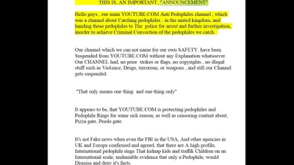 Youtube.com is Protecting Pedophiles & Child Molestors