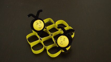 DIY : Fabriquez des abeilles en boite Kinder