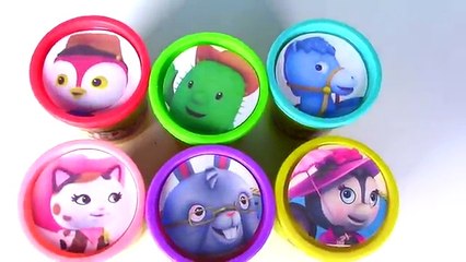 Sheriff Callie Play Doh Surprise Toby Egg Learning Colors with Shopkins