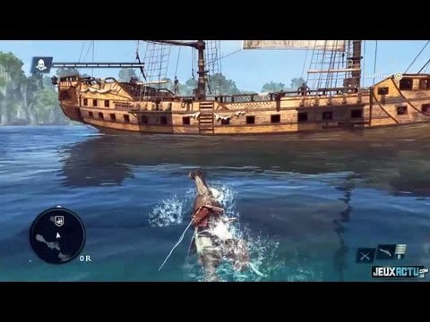 Assassin's Creed 4 Vidéo de Gameplay aux Caraibes (13 Minutes) VF