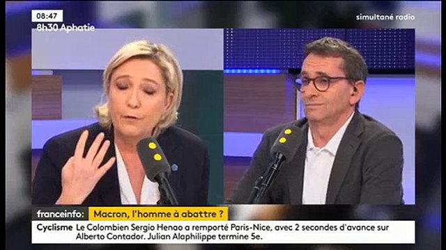 Marine le Pen: Hier soir, Anne-Claire Coudray dévorait Emmanuel Macron des yeux