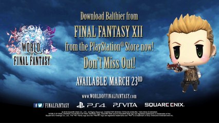 World of Final Fantasy - Invocation de Balthier