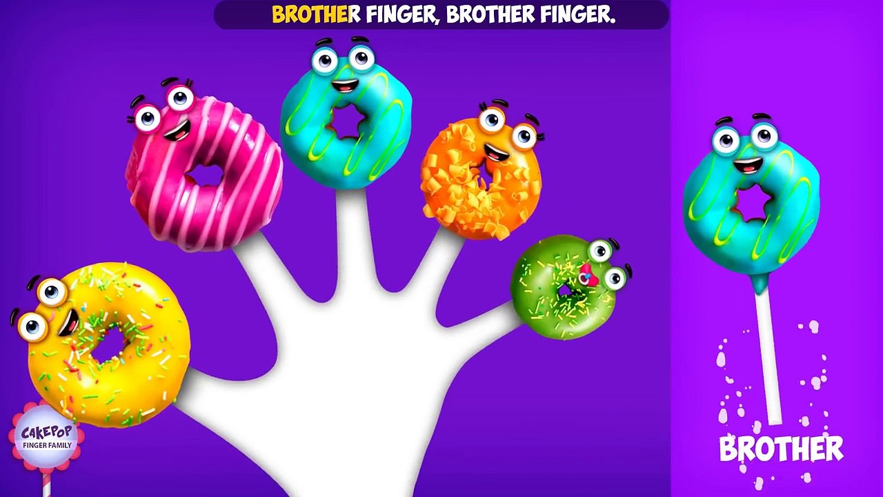 Cake Pop Finger Family Collection | Top 10 Finger Family Collection | Finger Family Songs