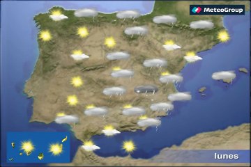 Previsión del tiempo para este lunes 13 de marzo