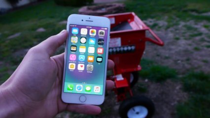 What Happens If You Put iPhone 7 In Wood Chipper