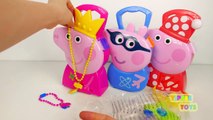 Peppa Pig Jewelry Carrying Case Bedtime and George Pig Super Hero Playset TRAILER