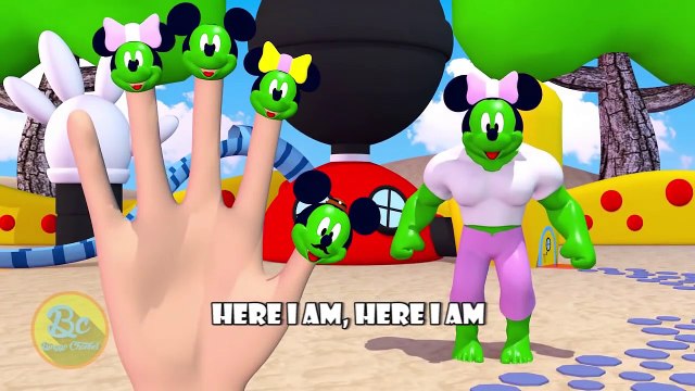 Mickey Mouse Clubhouse Finger Family | Nursery Rhymes | 3D Animation In HD From Binggo Cha
