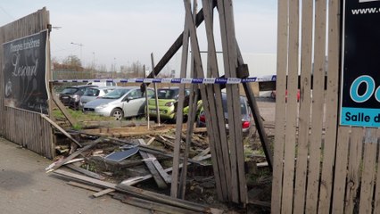 Accident à la rue Sylvain Guyaux à La Louvière