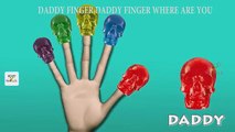 Finger Family Cone Ice Cream Songs | Gummy Skull Finger Family Cartoon Rhymes For Children