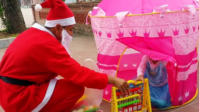 Rob Gifts of Santa! Black Spiderman Elsa Joker Pranks Merry Christmas Funny videos Super h