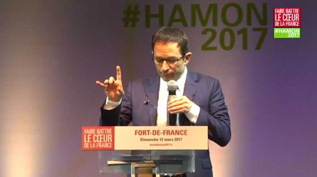 Benoît Hamon reprend une phrase d'Aimé Césaire souvent citée par Christiane Taubira