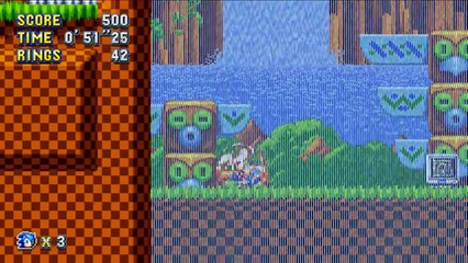 Sonic Mania : Green Hill Zone Act 2 (GAMEPLAY)