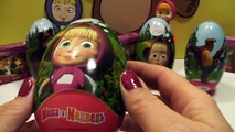 Kinder Surprise Eggs Masha and the Bear Pororo Truck Kids Toys 킨더조이 와 뽀로로 트럭과 라바 장난감 Маша