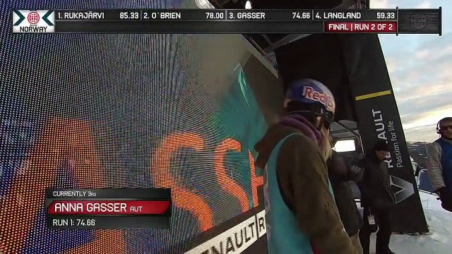 Adrénaline - Snowboard : Anna Gasser domine le slopestyle des X Games en Norvège